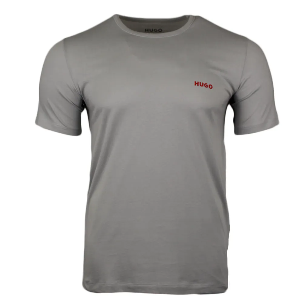 3-Pack Cotton T-Shirts, Black/Beige/Grey