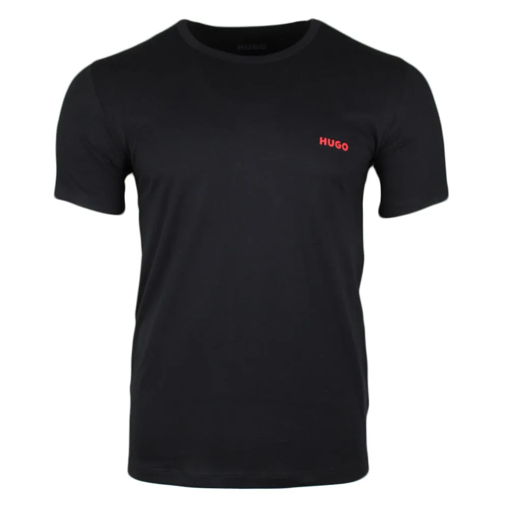 3-Pack Cotton T-Shirts, Black/Beige/Grey