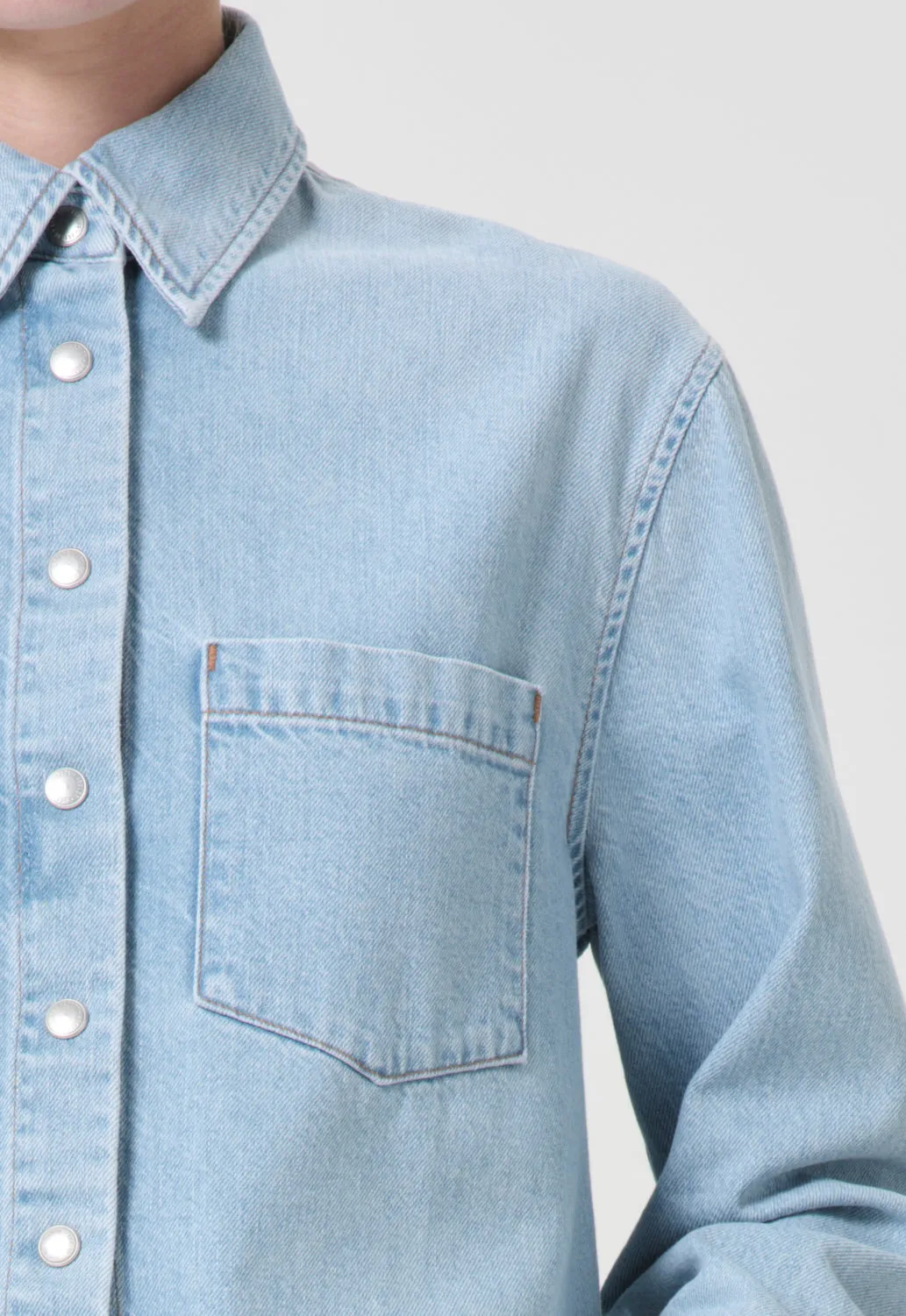 Agolde Dagmar Shirt in Past