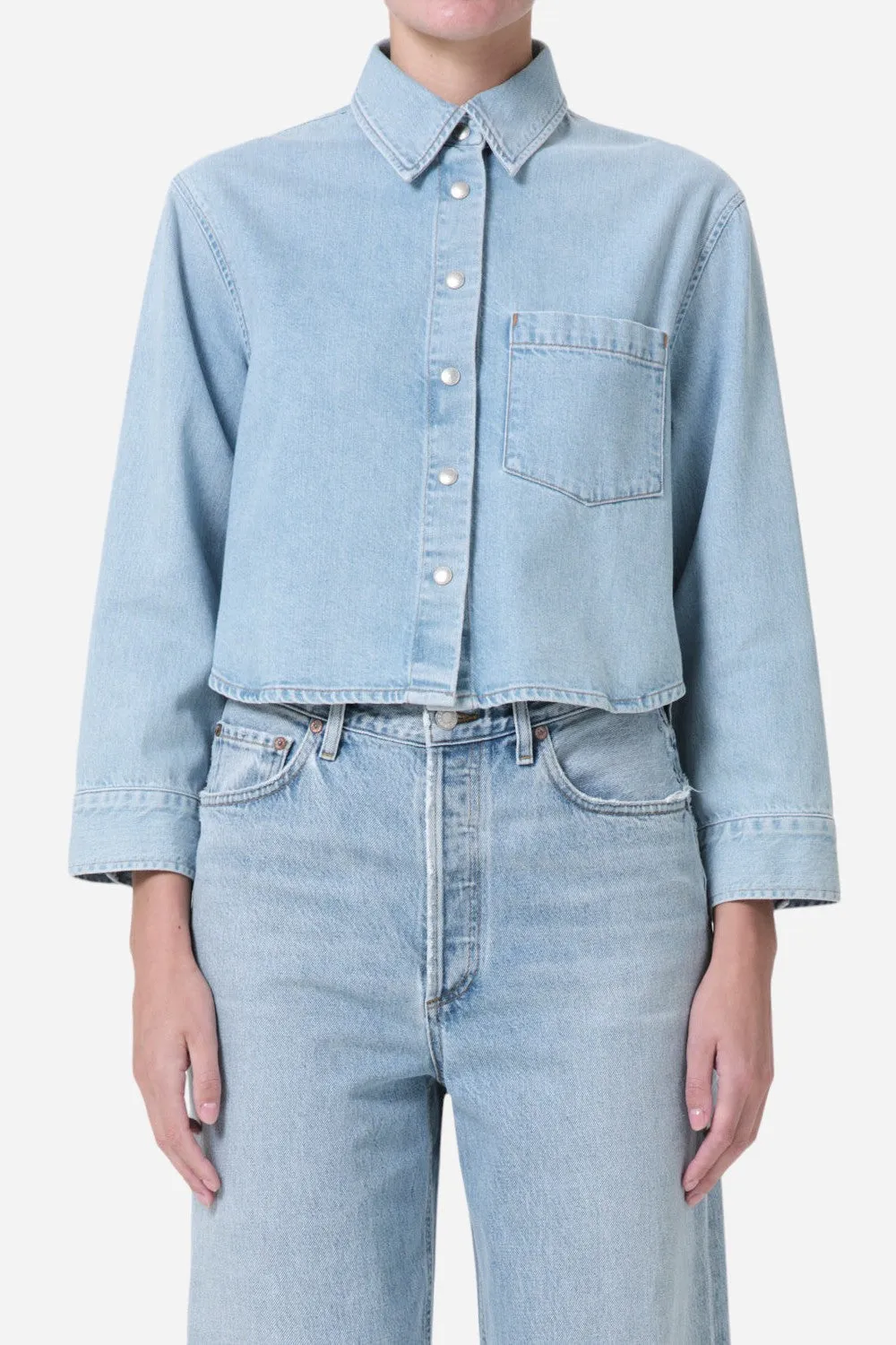Agolde Dagmar Shirt in Past