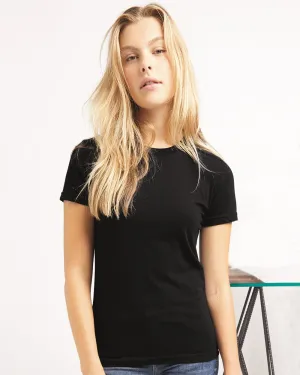 American Apparel Women's USA-Made Fine Jersey Tee