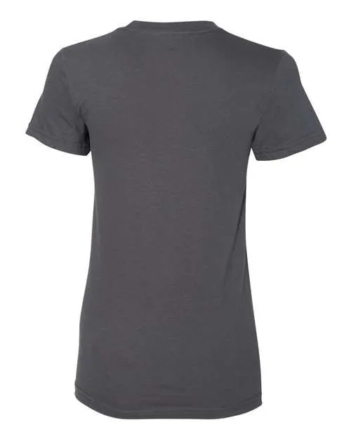 American Apparel Women's USA-Made Fine Jersey Tee