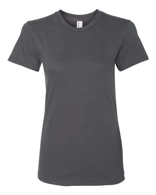 American Apparel Women's USA-Made Fine Jersey Tee