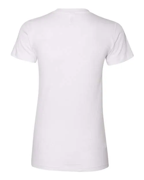 American Apparel Women's USA-Made Fine Jersey Tee