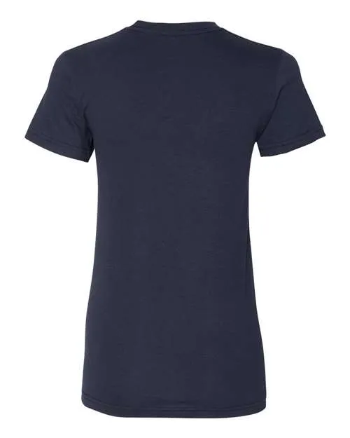 American Apparel Women's USA-Made Fine Jersey Tee