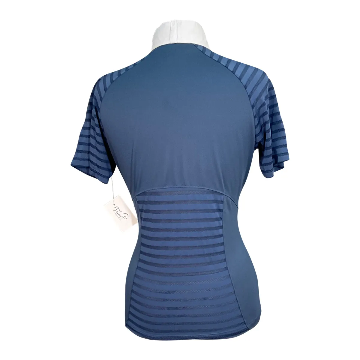 Ariat Aptos Vent Short Sleeve Show Shirt Pro Series  in Navy - Women's Medium