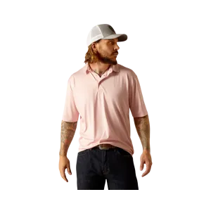Ariat Men's Charger 2.0 Pink Daisy Polo Shirt