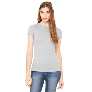 Bella   Canvas Women's Granite Sheer Mini Rib Short-Sleeve T-Shirt