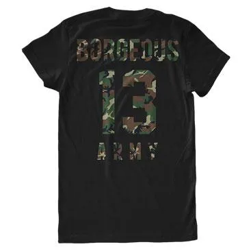 BORGEOUS -Camo 13- Black Long Tee