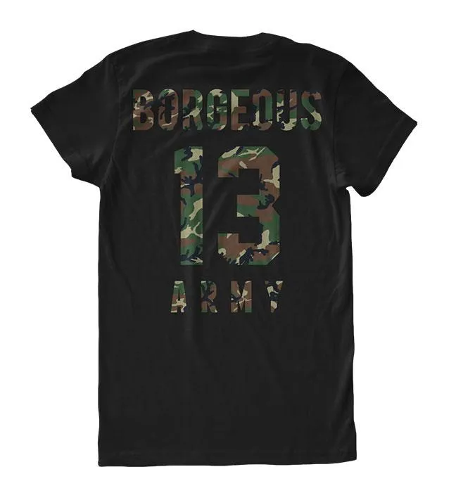 BORGEOUS -Camo 13- Black Long Tee