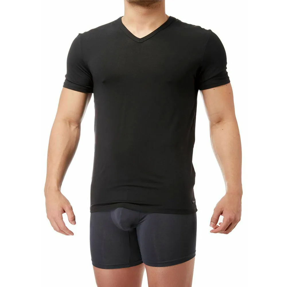 Calvin Klein Men's T-Shirt Ultra Soft Modal Short Sleeve V-Neck Tee NM1659