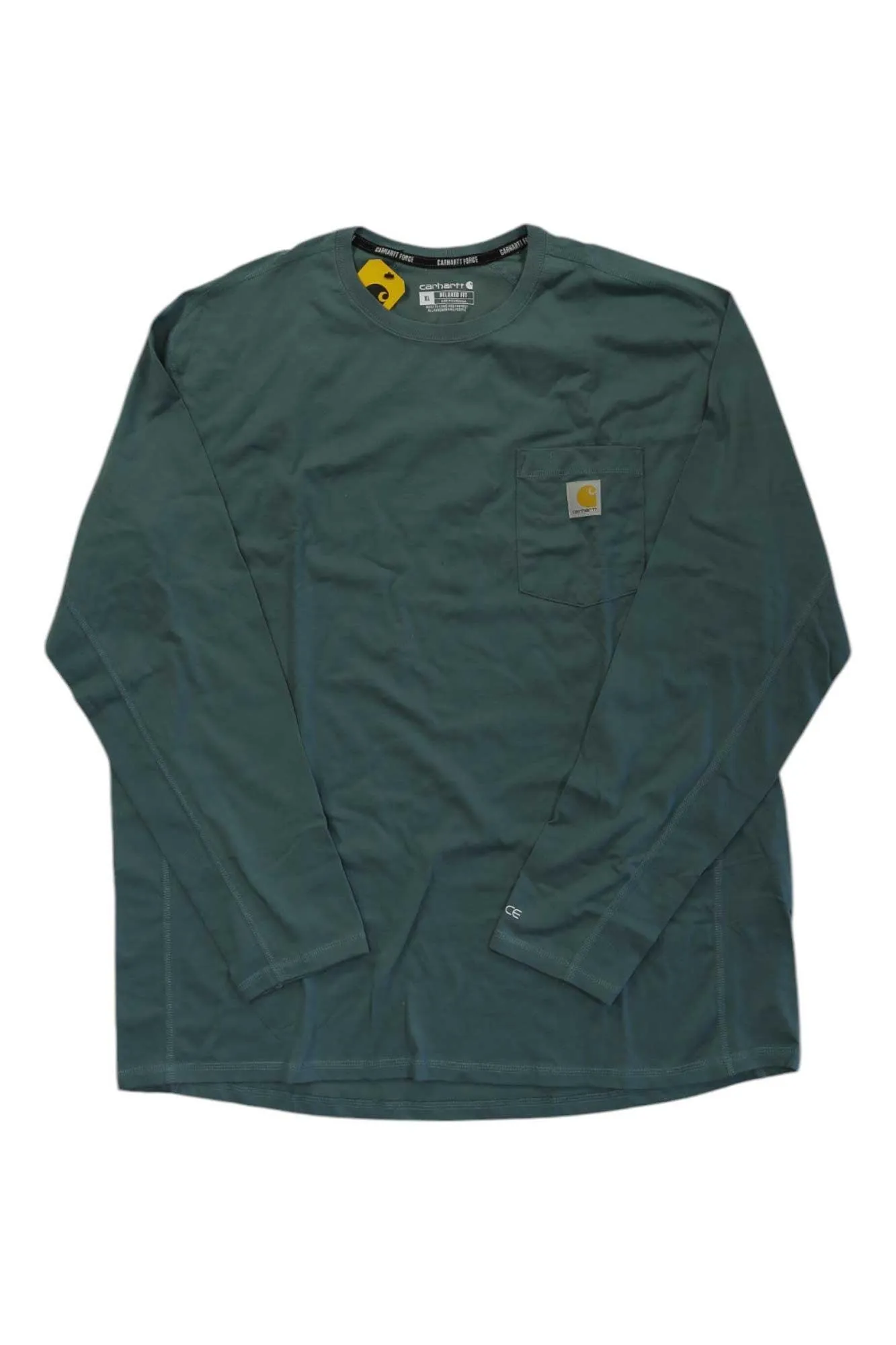 Carhartt Mens Force Relaxed Fit Midweight LS Pocket T-Shirt