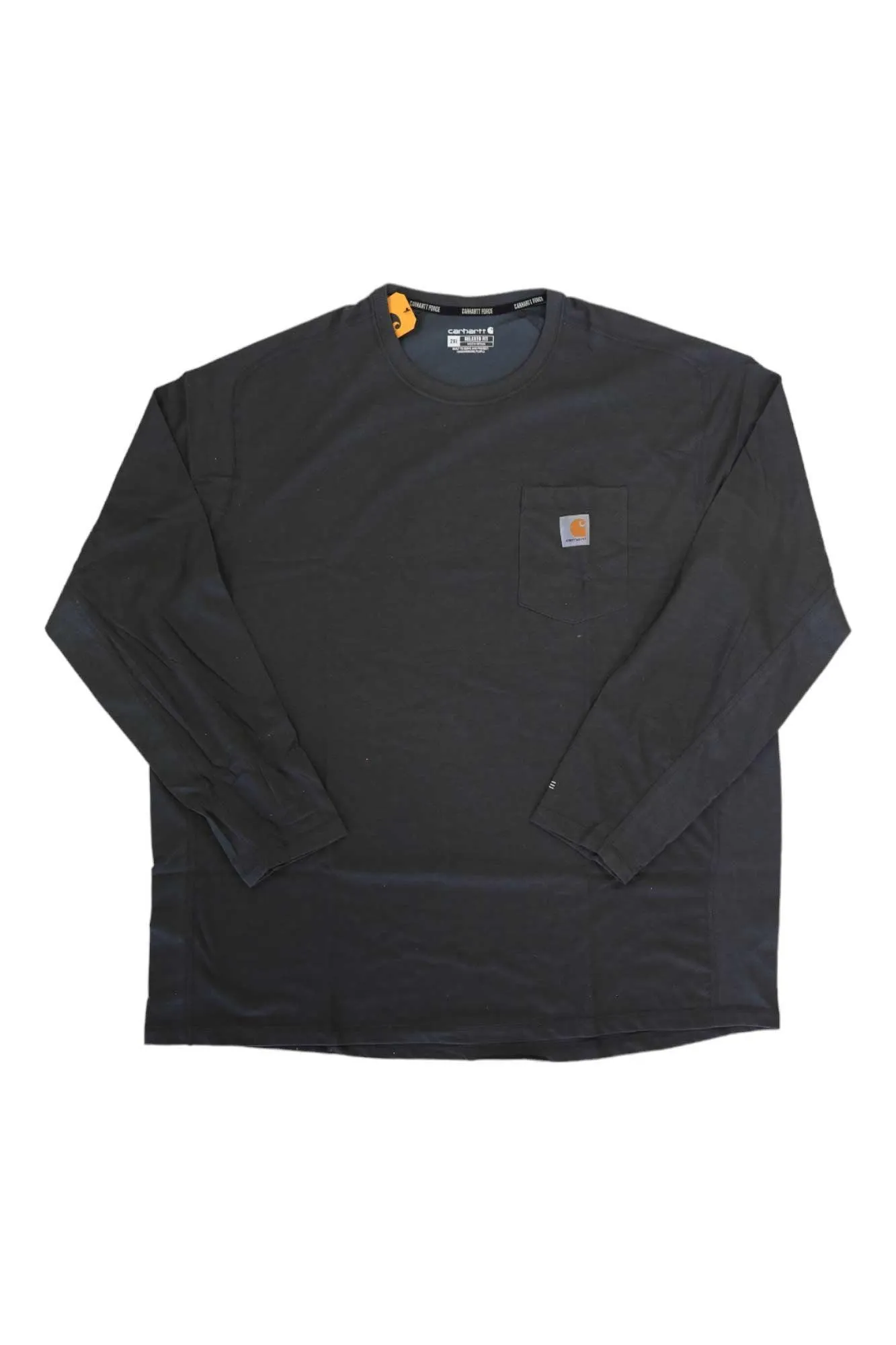 Carhartt Mens Force Relaxed Fit Midweight LS Pocket T-Shirt