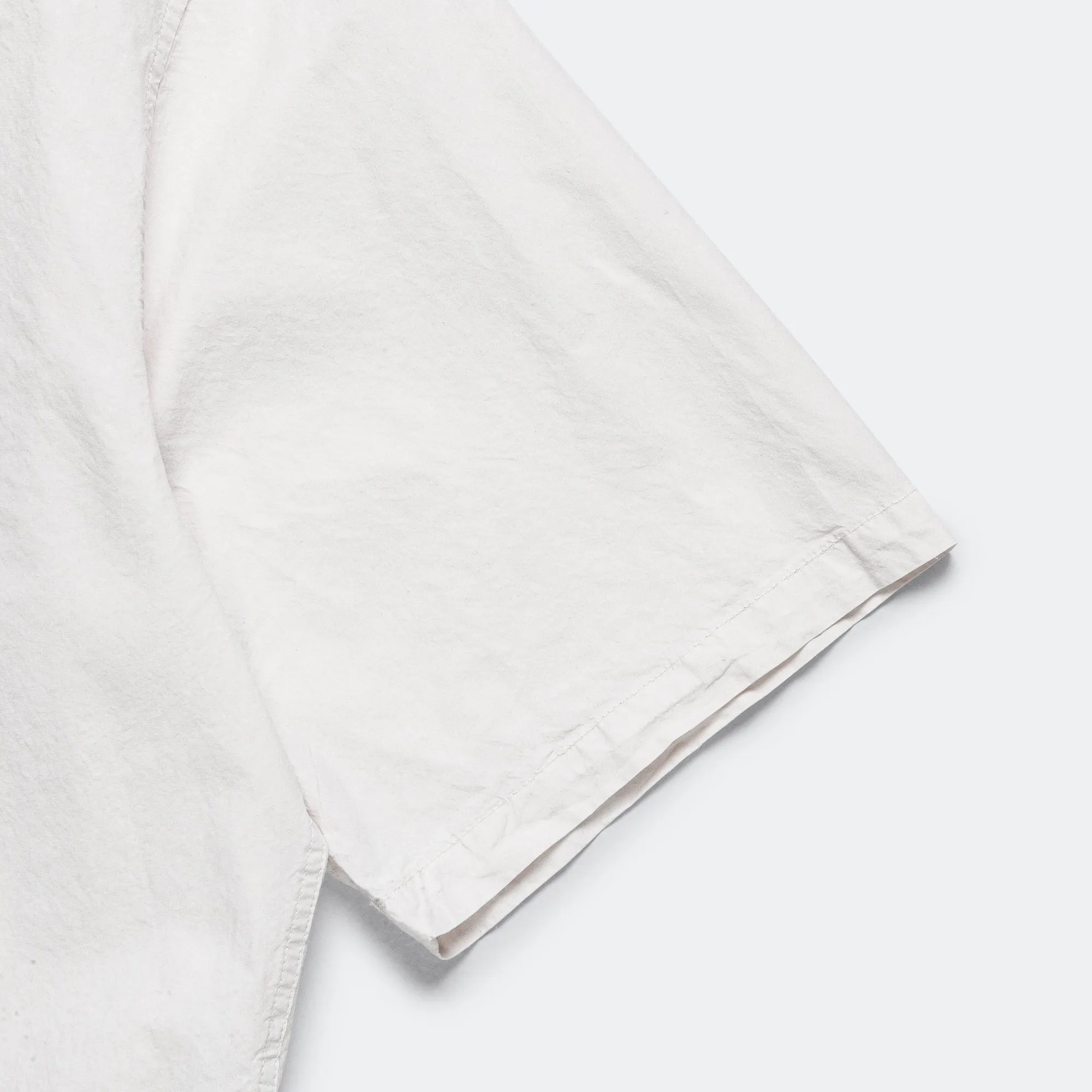 Carsten Cotton Tencel Shirt - Marble White