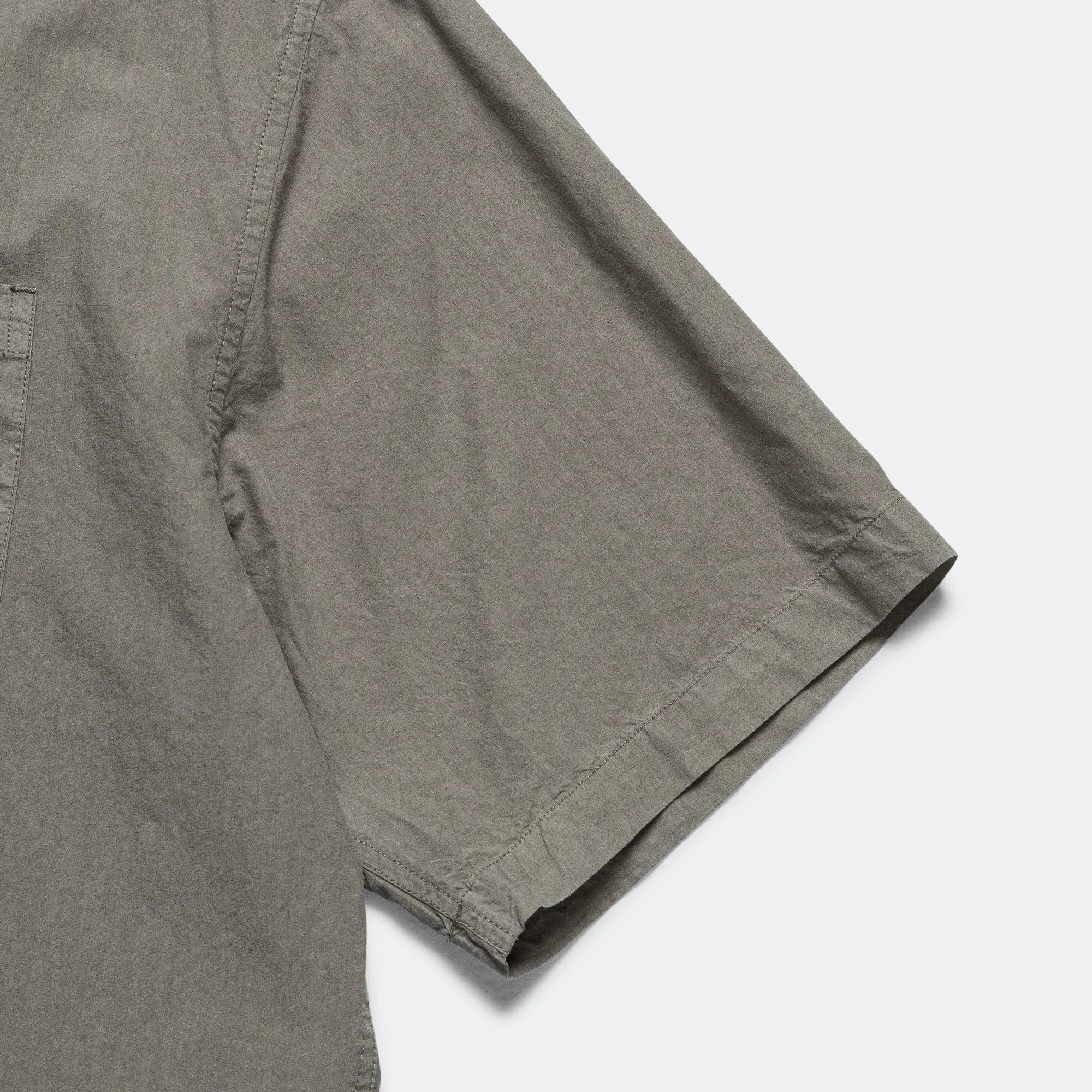 Carsten Cotton Tencel Shirt - Mid Khaki