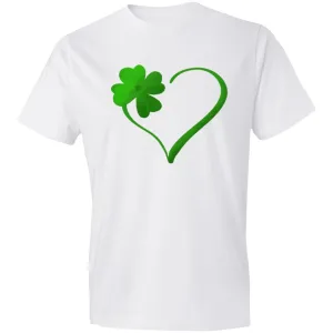 Clover Heart -- Lightweight T-Shirt 4.5 oz