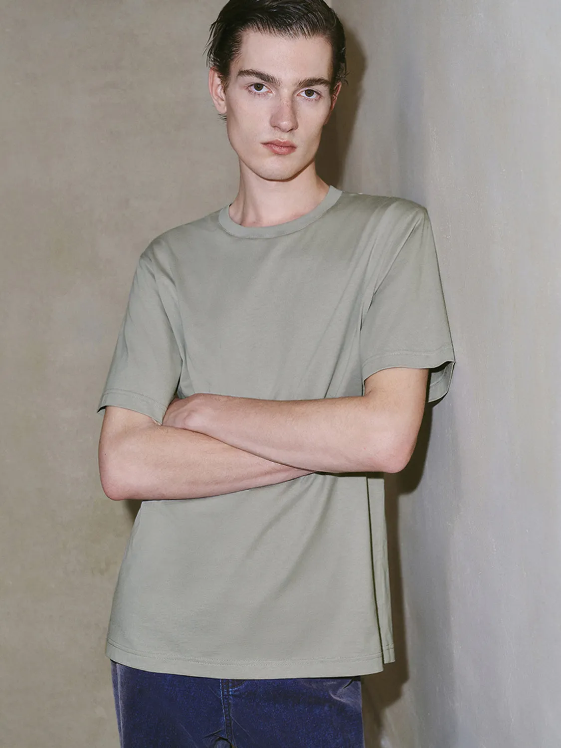 Crew Neck Short Sleeve Shirts