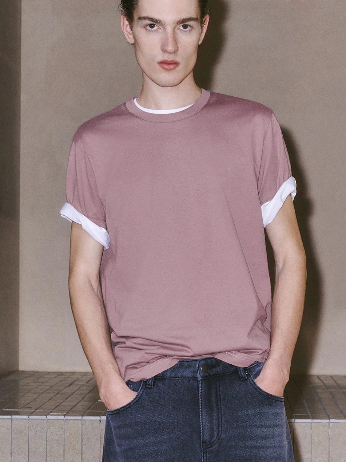 Crew Neck Short Sleeve Shirts