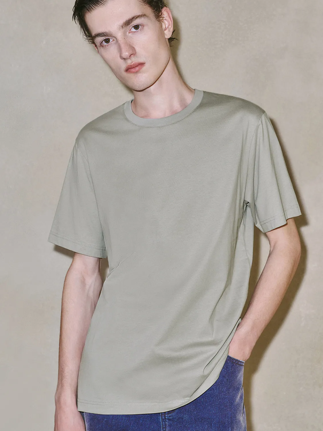 Crew Neck Short Sleeve Shirts