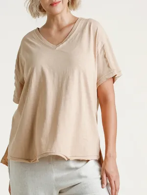 Curvy Don't Look Back Basic Tee