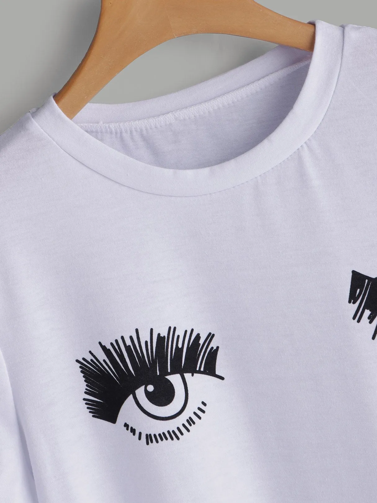 Custom Crew Neck Printed Short Sleeve White T-Shirts