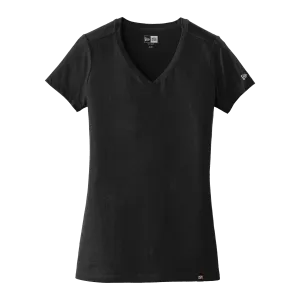 D1854V Ladies Heritage Blend V-Neck Tee