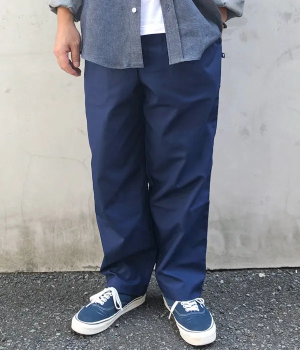 DESCENDANT/SHORE STRIPE BEACH TROUSERS (NAVY)