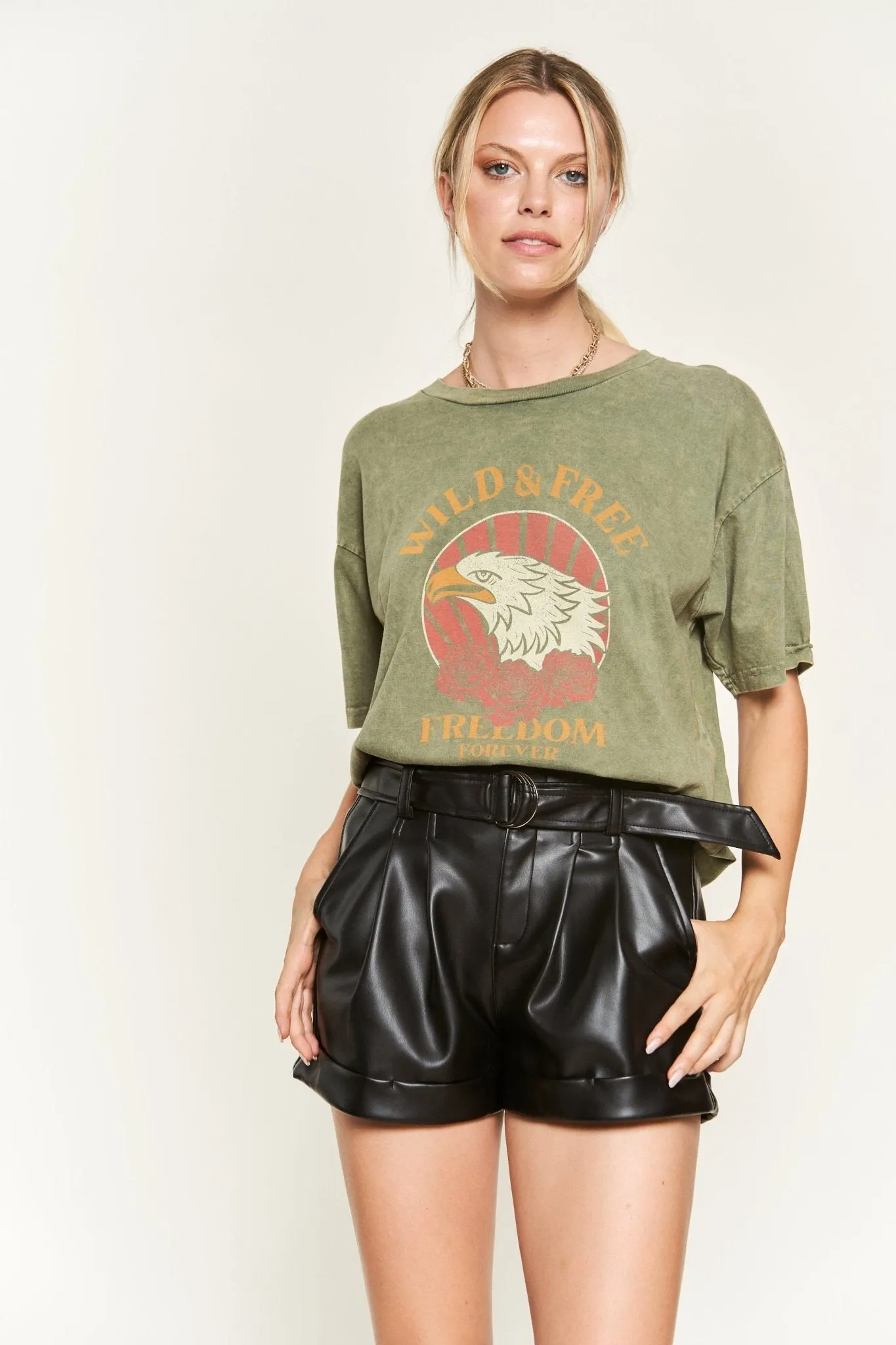 Eagle Graphic Short Sleeve T-Shirts