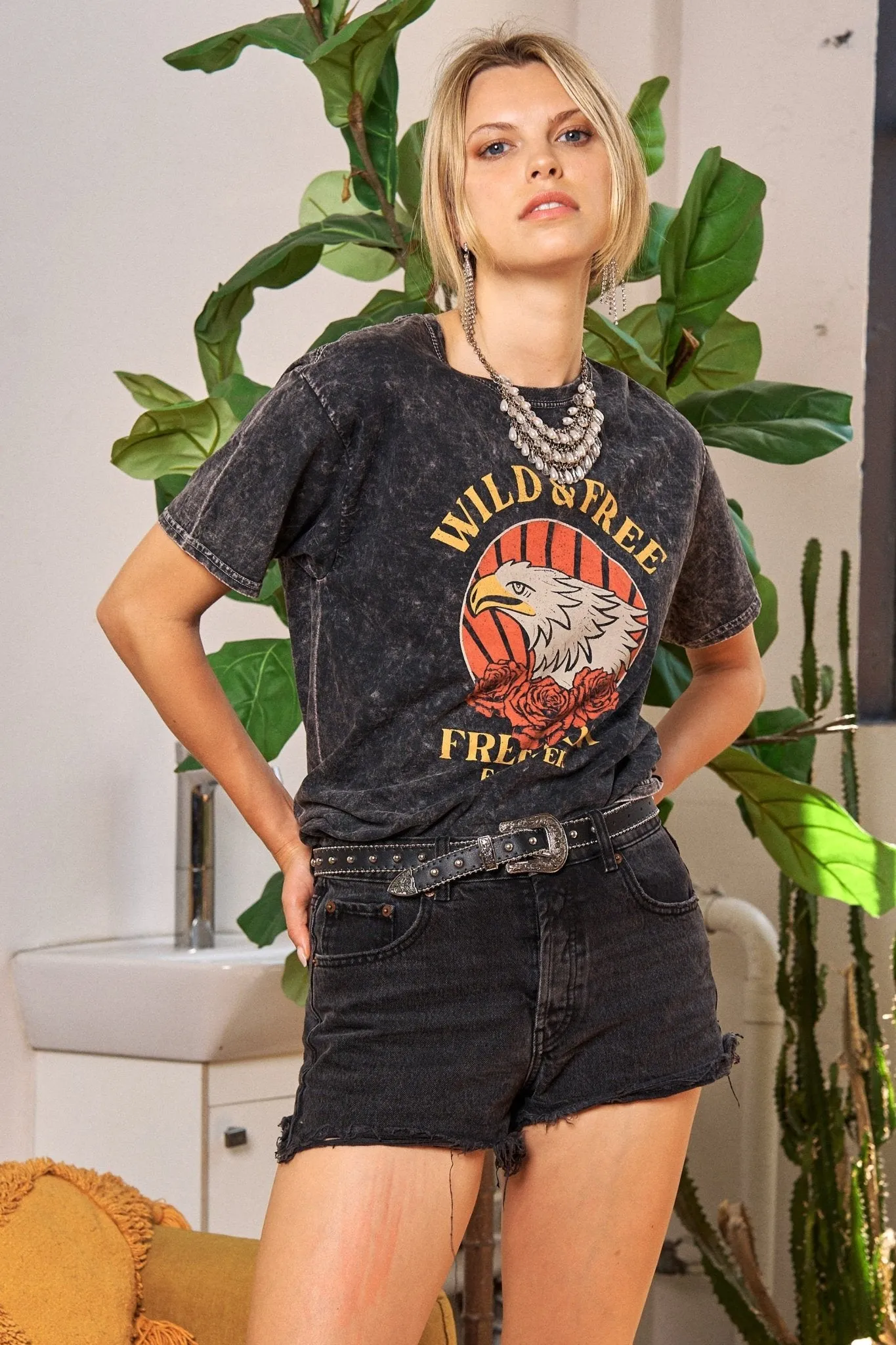 Eagle Graphic Short Sleeve T-Shirts