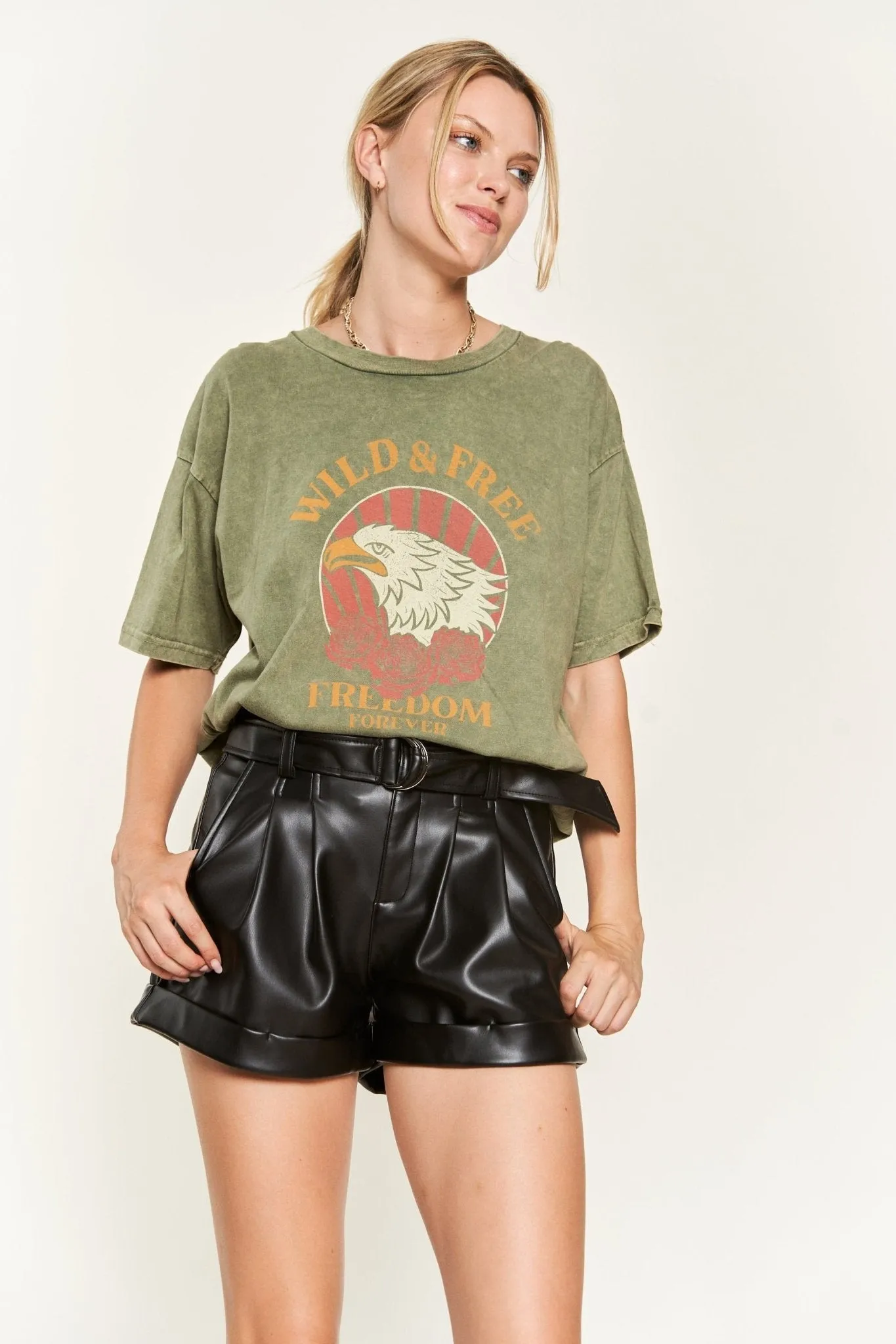 Eagle Graphic Short Sleeve T-Shirts
