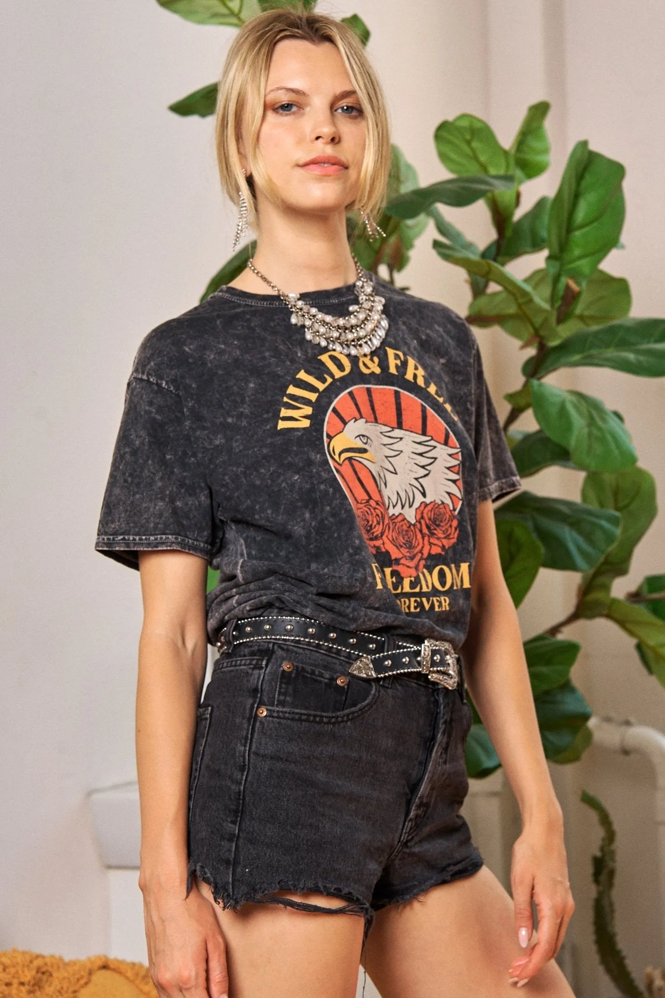 Eagle Graphic Short Sleeve T-Shirts