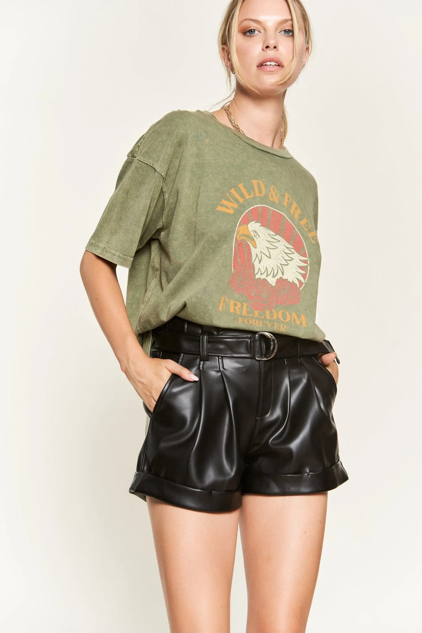Eagle Graphic Short Sleeve T-Shirts