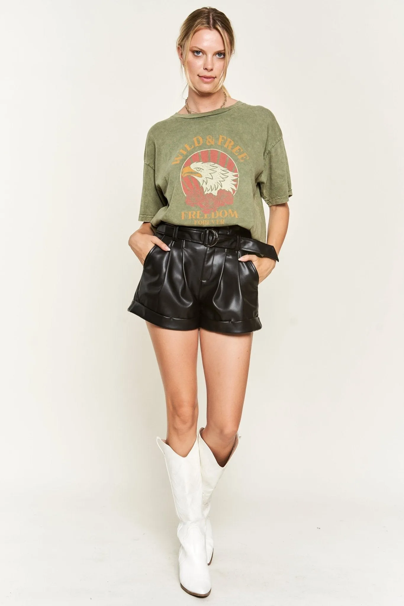 Eagle Graphic Short Sleeve T-Shirts