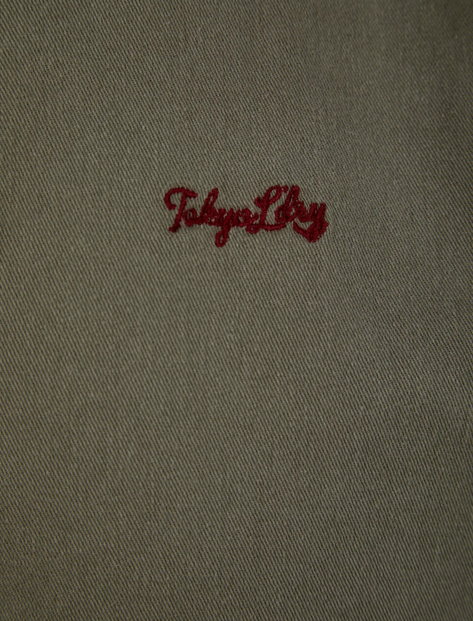 Elbury Short Sleeve Cotton Twill Shirt in Dusty Olive  - Tokyo Laundry