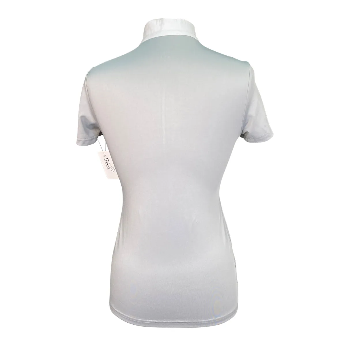 Fager Competition Short Sleeve Shirt in Grey/White - Women's Small