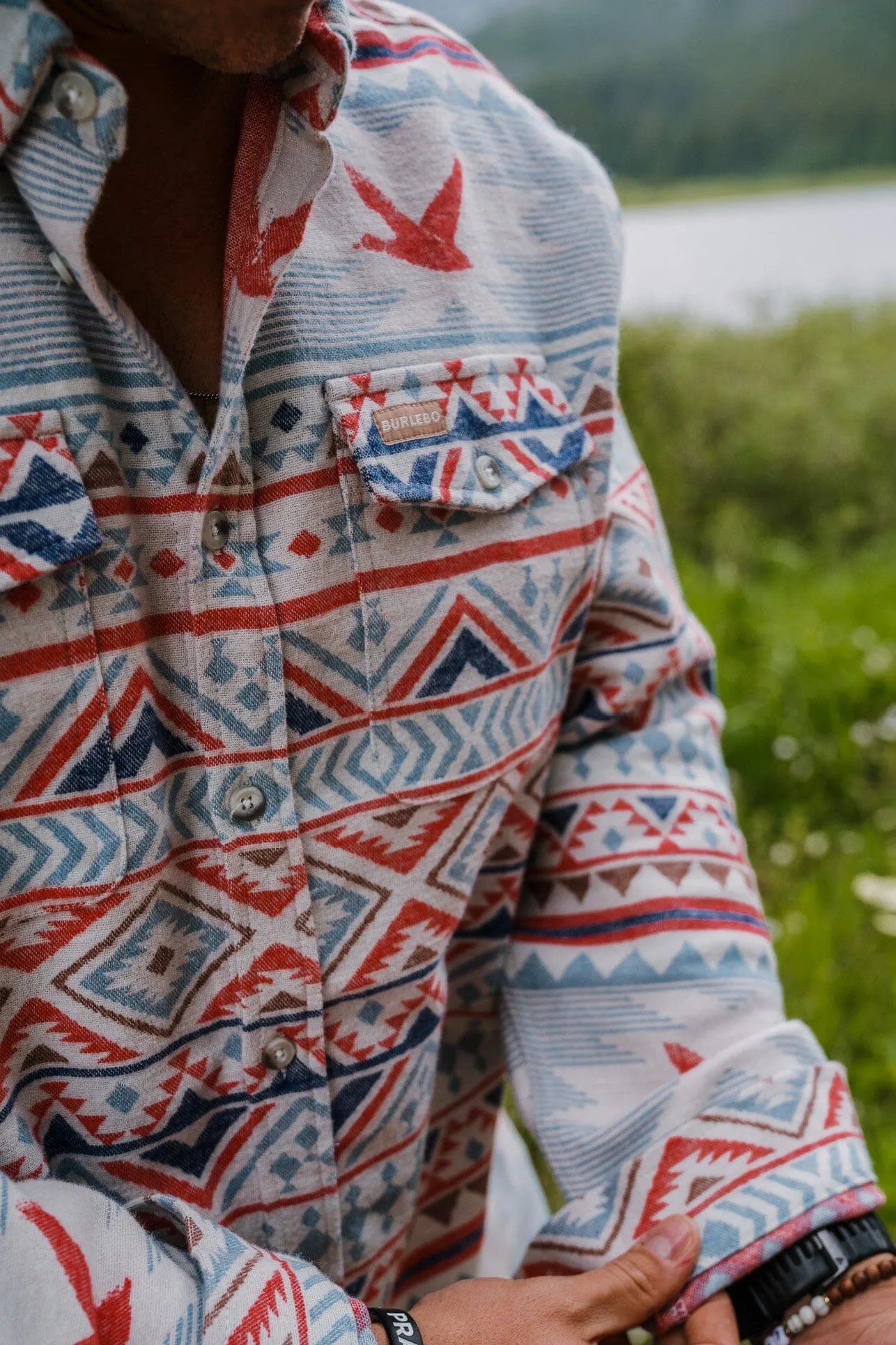 Flying Duck Aztec - Long Sleeve Twill