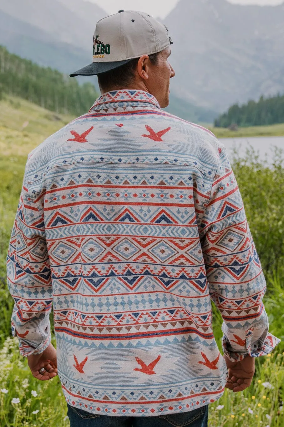Flying Duck Aztec - Long Sleeve Twill