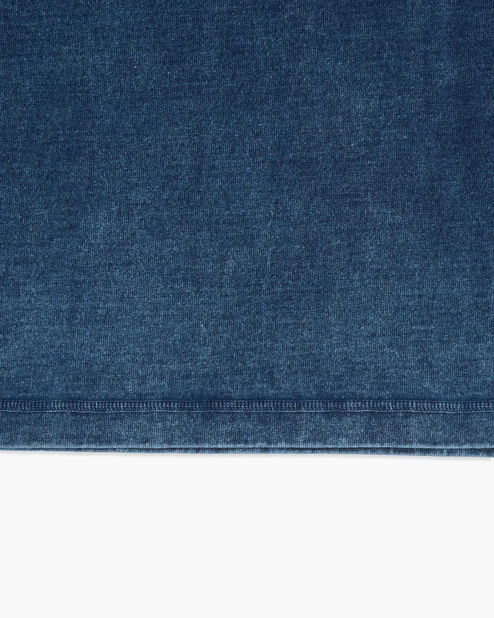 Good On Indigo Shaved L/S Heavy Henley Tee - Indigo