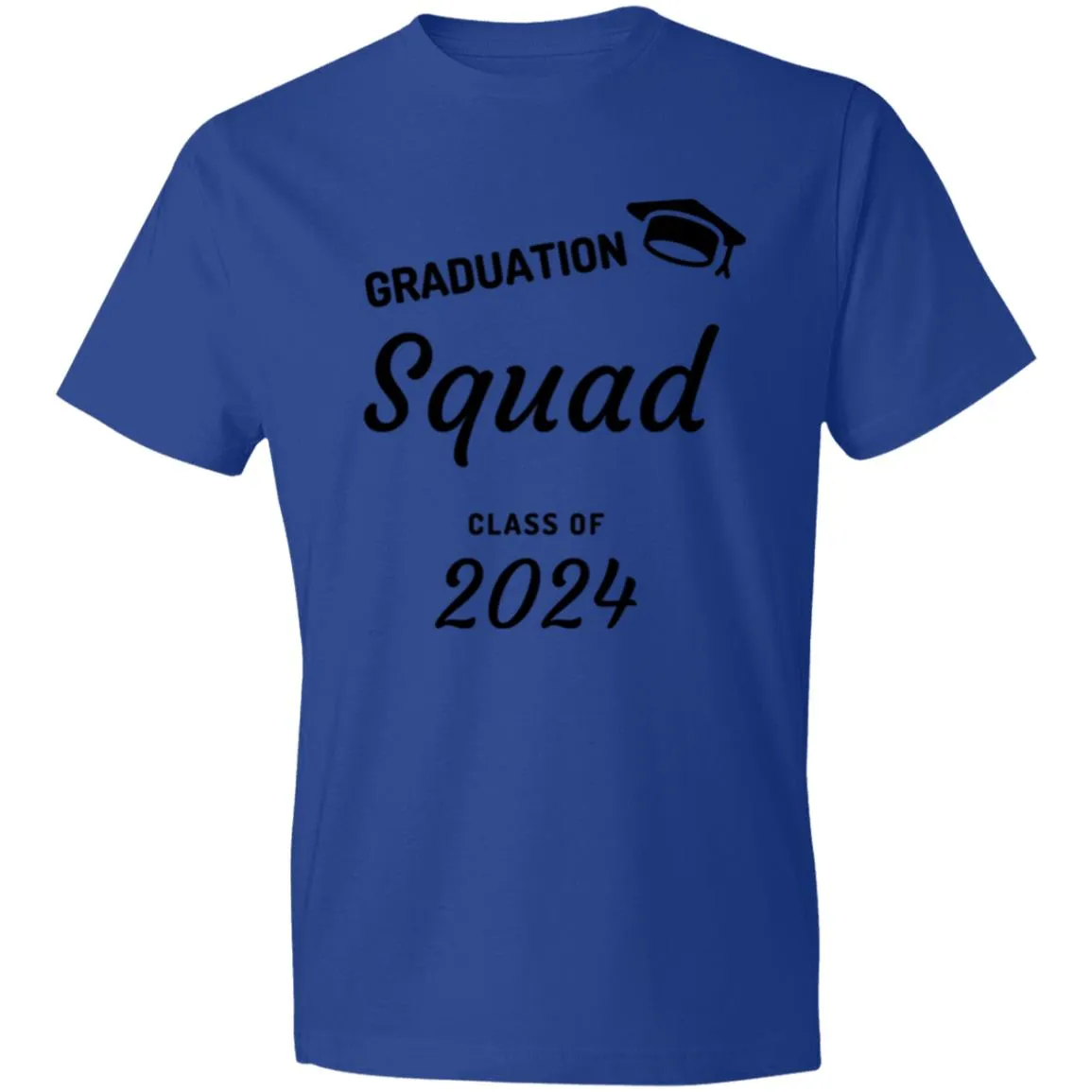 Grad Squad 2024 Black CLOSEOUT - 980 Lightweight T-Shirt 4.5 oz