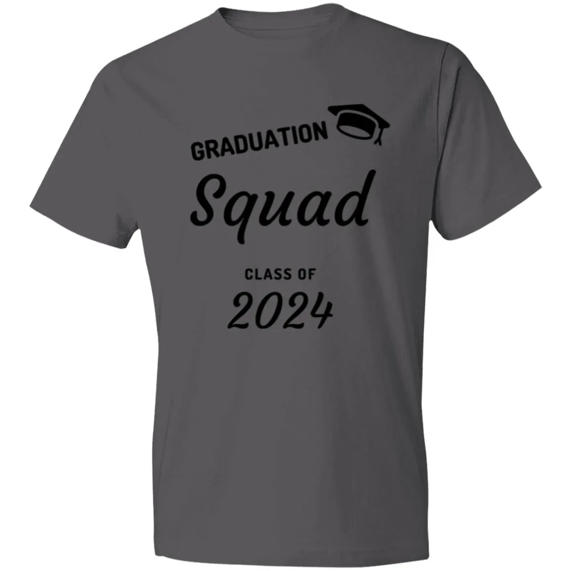 Grad Squad 2024 Black CLOSEOUT - 980 Lightweight T-Shirt 4.5 oz