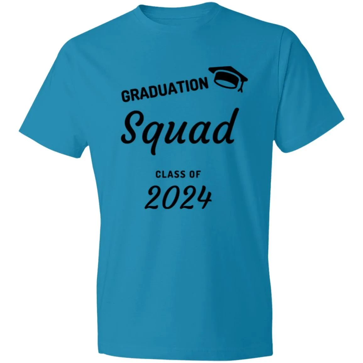 Grad Squad 2024 Black CLOSEOUT - 980 Lightweight T-Shirt 4.5 oz