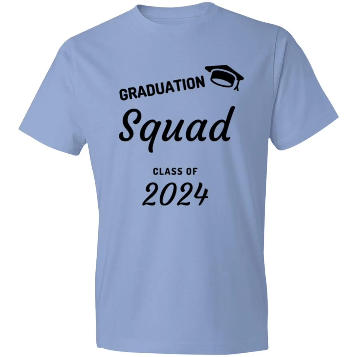 Grad Squad 2024 Black CLOSEOUT - 980 Lightweight T-Shirt 4.5 oz