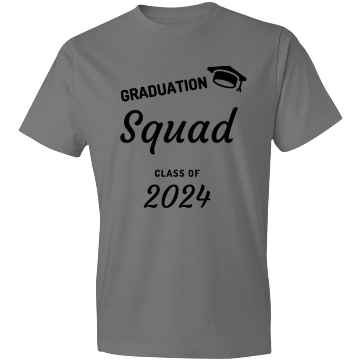 Grad Squad 2024 Black CLOSEOUT - 980 Lightweight T-Shirt 4.5 oz
