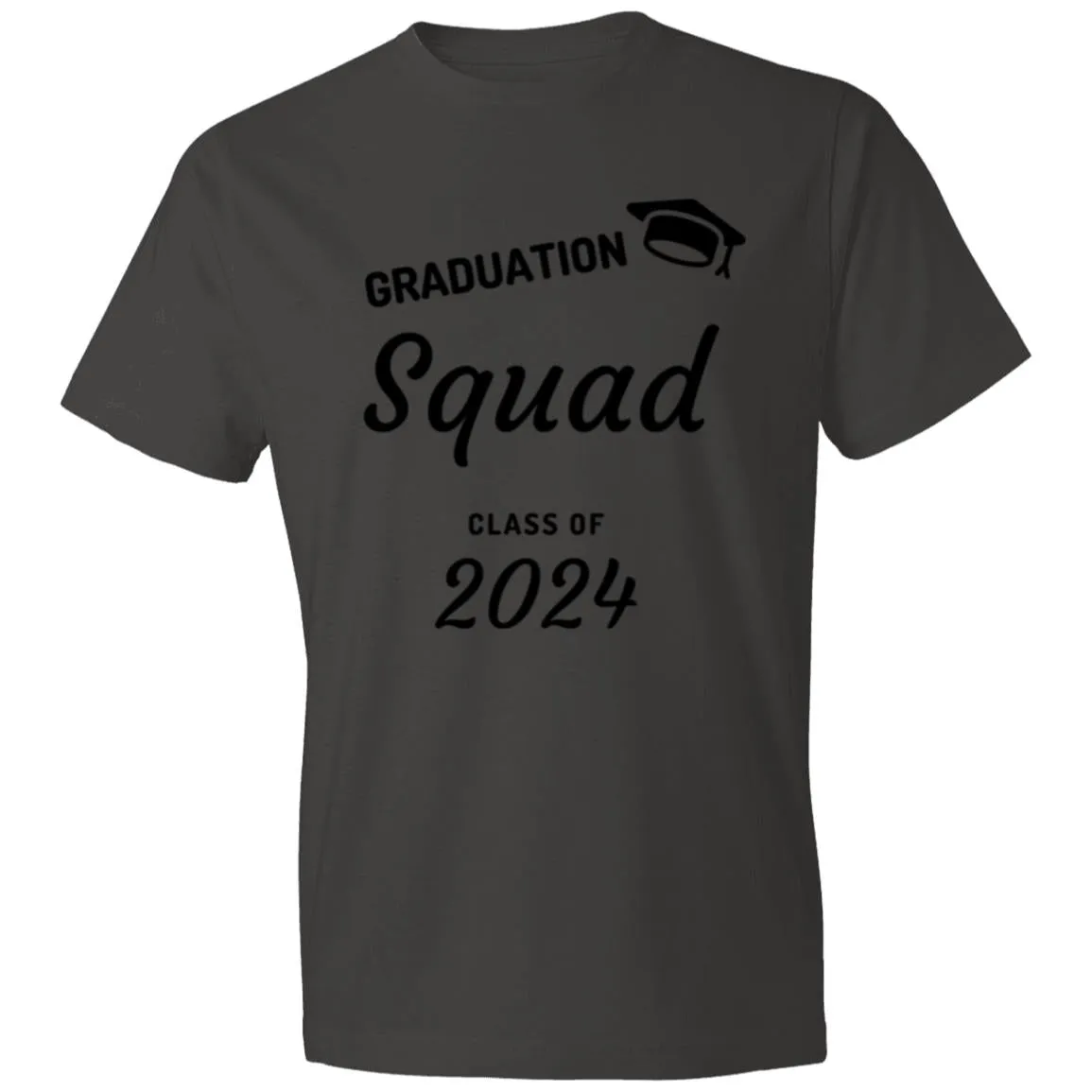 Grad Squad 2024 Black CLOSEOUT - 980 Lightweight T-Shirt 4.5 oz