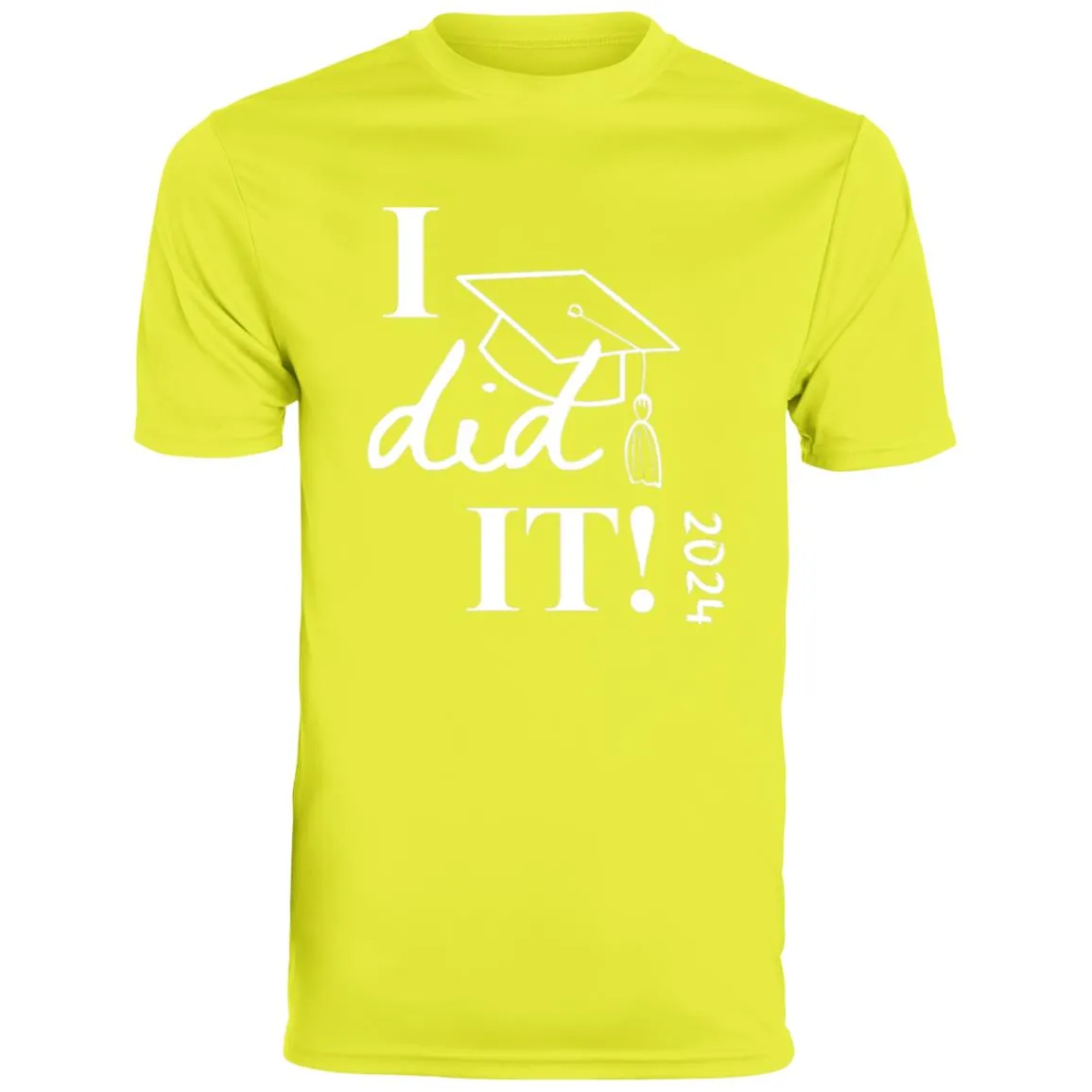 Graduation I did it 2024 CLOSEOUT - 790 Men's Moisture-Wicking Tee