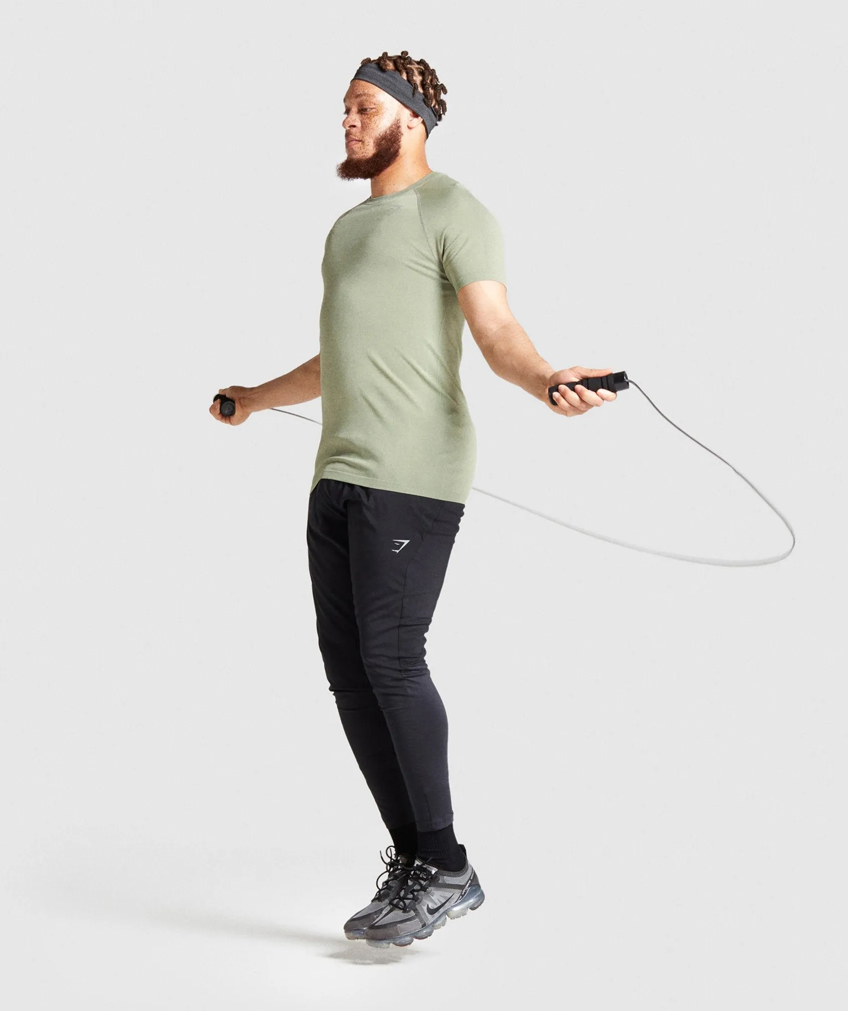 Gymshark Aspect Lightweight Seamless T-Shirt - Light Green