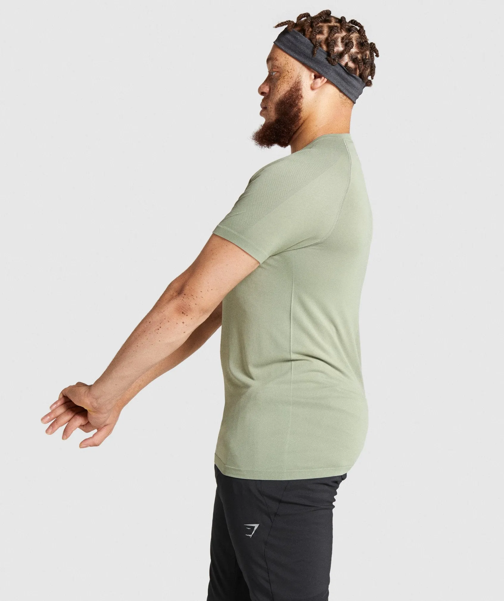 Gymshark Aspect Lightweight Seamless T-Shirt - Light Green