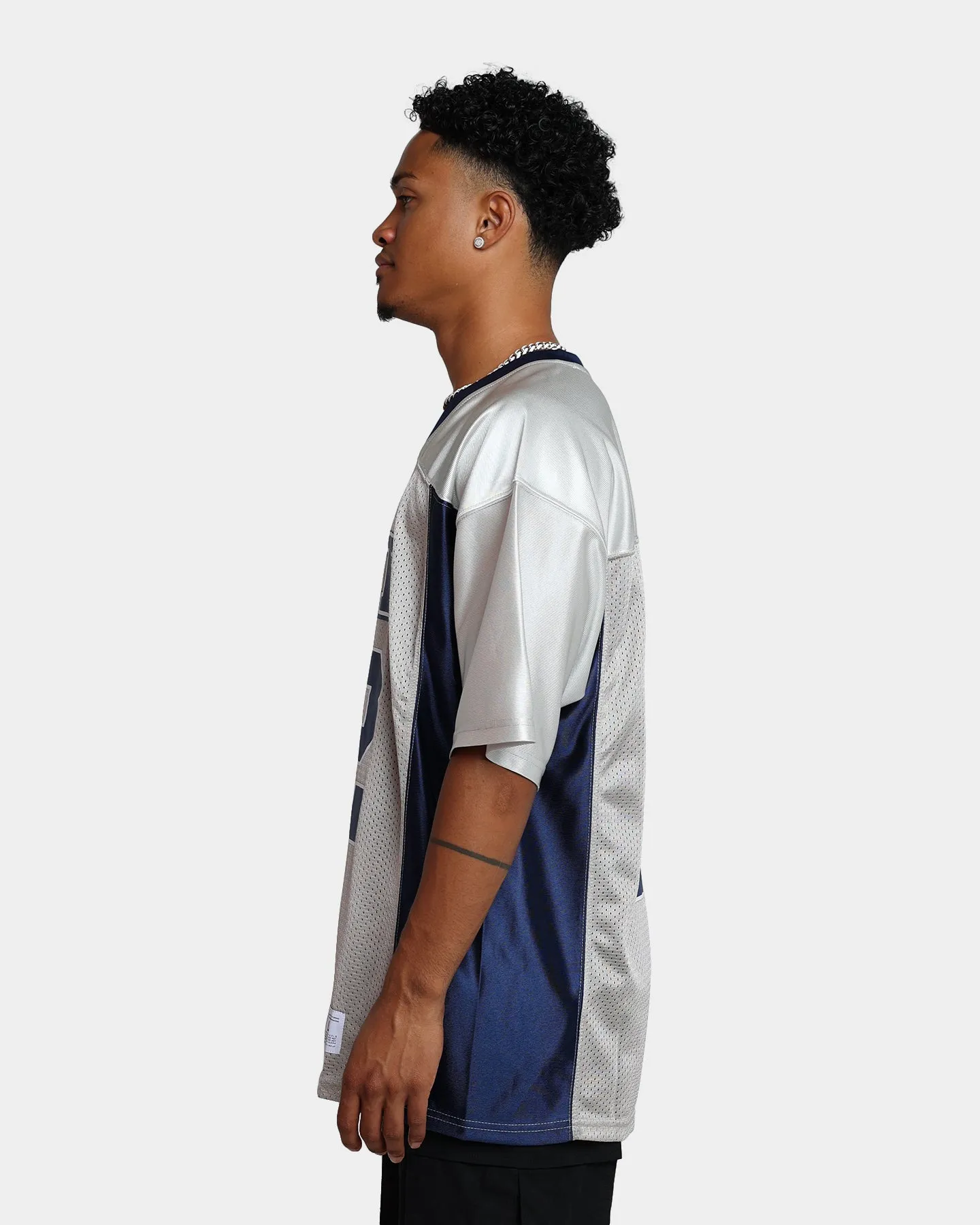 HUF Anvry Football Jersey Silver