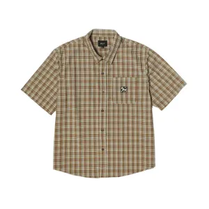 Huf H Star Plaid S/S Woven - Putty