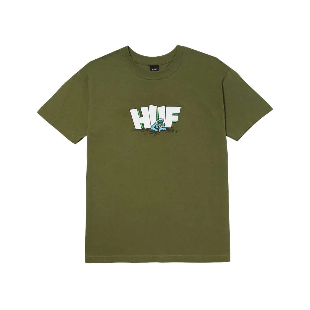 Huf The Drop S/S Tee - Olive